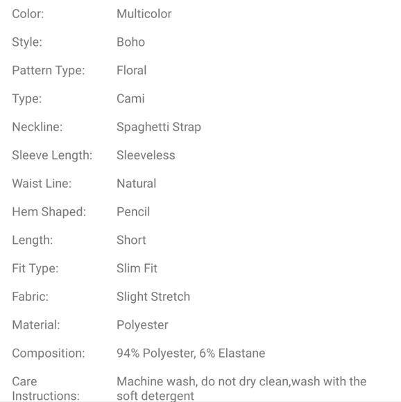 Floral print bodycon dress - Picture 4 of 4